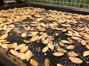 Perfect roasted pumpkin (and butternut squash) seeds